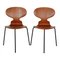 Ant Chairs in Teak by Arne Jacobsen, Set of 2 1