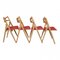 Ch-29P Sawbuck Chairs in Beech by Hans J. Wegner, Set of 4, Image 3