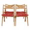 Ch-29P Sawbuck Chairs aus Buche von Hans J. Wegner, 4er Set 1