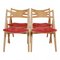 Ch-29P Sawbuck Chairs in Beech by Hans J. Wegner, Set of 4, Image 1