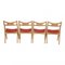 Ch-29P Sawbuck Chairs in Beech by Hans J. Wegner, Set of 4, Image 2