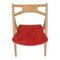 Ch-29P Sawbuck Chairs in Beech by Hans J. Wegner, Set of 4, Image 7