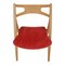 Ch-29P Sawbuck Chairs in Beech by Hans J. Wegner, Set of 4, Image 6