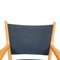 PP-513 Armchair in Oak & Blue Hallingdal Fabric by Hans J. Wegner for PP Møbler, 2000s, Image 6