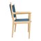 PP-513 Armchair in Oak & Blue Hallingdal Fabric by Hans J. Wegner for PP Møbler, 2000s 2