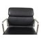 Black Leather and Matte Armrests Ea-208 Softpad Chair by Charles Eames for Vitra, 1990s 6
