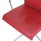 Dunkelroter Ea-208 Softpad Stuhl aus Leder & Chrom von Charles Eames für Vitra, 2000er 4