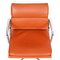 Chaise Softpad EA-208 en Cuir Cognac par Charles Eames pour Vitra, 2000s 2