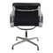 Black Leather EA-208 Softpad Chair by Charles Eames for Vitra, 2000s 3