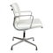 White Leather EA-208 Chair by Charles Eames for Vitra, 2000s 2