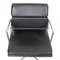 Black Leather and Chrome EA-208 Chair by Charles Eames for Vitra, 2000s 2