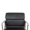 Chaise EA-208 en Cuir Noir et Chrome par Charles Eames pour Vitra, 2000s 3