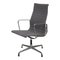 Patinated Grey Fabric EA-109 Chair by Charles Eames for Vitra, Image 1