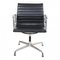 Black Leather and Chrome EA-108 Conference Chair by Charles Eames for Vitra, 1990s 1