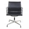 Black Leather and Chrome EA-108 Conference Chair by Charles Eames for Vitra, 1990s, Image 1