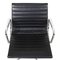 Black Leather and Chrome EA-108 Conference Chair by Charles Eames for Vitra, 1990s 3