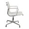 EA-108 Chair with White Leather by Charles Eames for Vitra, 2000s 2