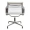 EA-108 Chair with White Leather by Charles Eames for Vitra, 2000s 3