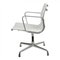 EA-108 Chair with White Leather by Charles Eames for Vitra, 2000s 4