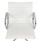 EA-108 Chair with White Leather by Charles Eames for Vitra, 2000s 5