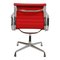 Red Leather EA-108 Chair by Charles Eames for Vitra, 2000s 3