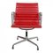 Red Leather EA-108 Chair by Charles Eames for Vitra, 2000s 1