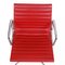 Red Leather EA-108 Chair by Charles Eames for Vitra, 2000s 5