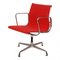 Red Hopsak Fabric EA-108 Chair by Charles Eames for Vitra 1