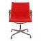 Sedia EA-108 in tessuto Hopsak rosso di Charles Eames per Vitra, Immagine 2