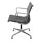 Patinated Black Leather EA-108 Chair by Charles Eames for Vitra 3