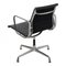 Patinated Black Leather EA-108 Chair by Charles Eames for Vitra 4