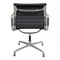 Dark Grey Leather EA-108 Chair by Charles Eames for Vitra, Image 3