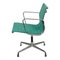 Green Fabric and Chrome Frame EA-108 Chair by Charles Eames for Vitra, Image 3