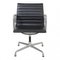 EA-108 Chair with Black Leather and an Aluminium Frame by Charles Eames for Vitra, Image 1