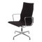 Black Hopsak Fabric EA-108 Chair by Charles Eames for Vitra, Image 1