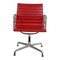 Red Leather EA-108 Chair by Charles Eames for Vitra, 2000s, Image 1