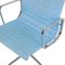 Light Blue Hopsak and Chrome Frame EA-108 Chair by Charles Eames for Vitra, 2000s 2