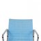 Light Blue Hopsak and Chrome Frame EA-108 Chair by Charles Eames for Vitra, 2000s 3