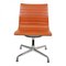 Cognac Leather EA-105 Chair by Charles Eames for Vitra, 2000s 1