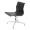 Black Leather EA-105 Chair by Charles Eames for Vitra 1