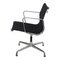 Silla EA 108 de tela Hopsak patinada en negro de Charles Eames para Vitra, Imagen 3