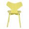 Yellow Ash Grand Prix Chair by Arne Jacobsen for Fritz Hansen, 1950s, Image 6