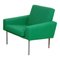 Chaise d'Aéroport en Tissu Vert par Hans J. Wegner pour Getama 2