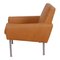 Chaise d'Aéroport Cognac en Cuir Aniline par Hans J. Wegner pour Getama 3