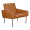 Cognac Aniline Leather Airport Chair by Hans J. Wegner for Getama 2