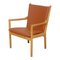 Cognac Bison Leather Armchair from Fredericia, 1788 2
