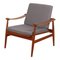 Spade Chair in Teak & Grey Fabric Cushions by Finn Juhl for France & Søn / France & Daverkosen, Image 1