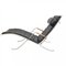 Grasshopper Fk-87 Lounge Chair in Black Leather by Fabricius and Kastholm for Kill International, Image 3
