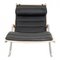 Grasshopper Fk-87 Lounge Chair in Black Leather by Fabricius and Kastholm for Kill International 2