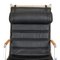 Grasshopper Fk-87 Lounge Chair in Black Leather by Fabricius and Kastholm for Kill International 6